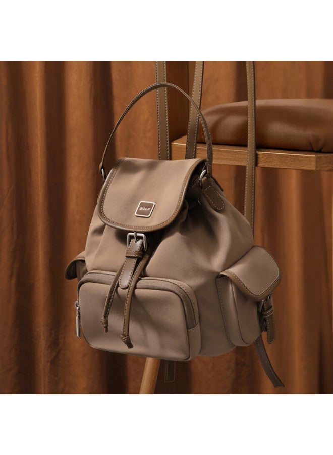 Golf Women's Casual Lightweight Flap Backpack Small Bag Ipad Laptop Bag Fashion Commuter Travel Bag - Image 1