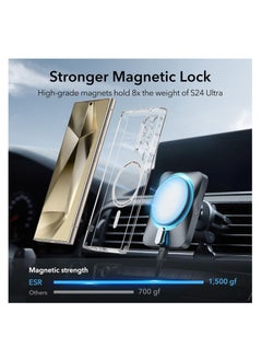 ESR ESR EZUK Classic Hybrid Halolock case with MagSafe for Samsung Galaxy S24 Ultra - transparent  - Image 3