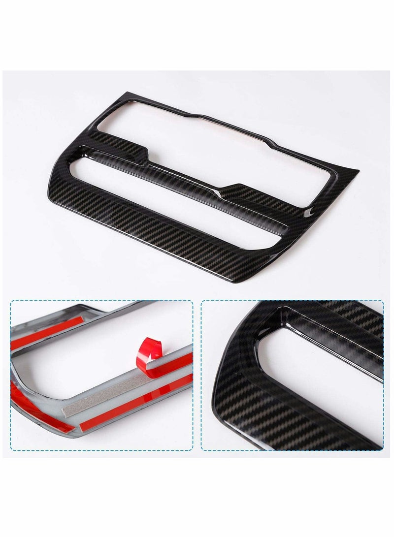 SYOSI Window Control Panel Trim Cover, Interior Decoration Accessories, for 2018-2021 Jeep Wrangler JL JLU, Carbon Fiber Texture  - Image 5