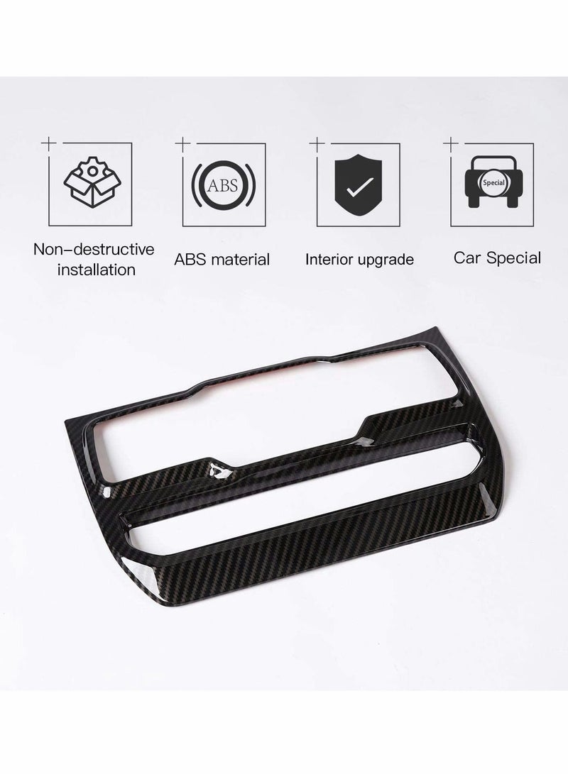 SYOSI Window Control Panel Trim Cover, Interior Decoration Accessories, for 2018-2021 Jeep Wrangler JL JLU, Carbon Fiber Texture  - Image 4