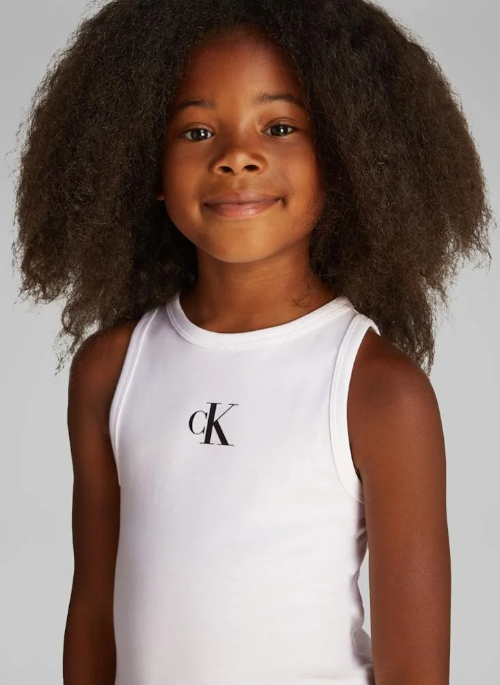 كالفن كلاين جينز Kids Logo Detail Tank Top