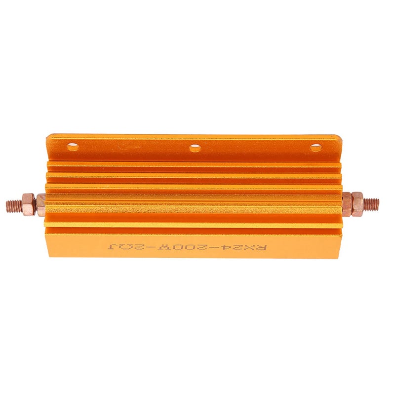 Aluminum Resistor 2 Ohm 200W High Reliability Power Resistor - Durable Screw Hole Design for Heat Dissipation - Precision Manufacturing for Power Supply Sensor Equipment Industry - Image 4