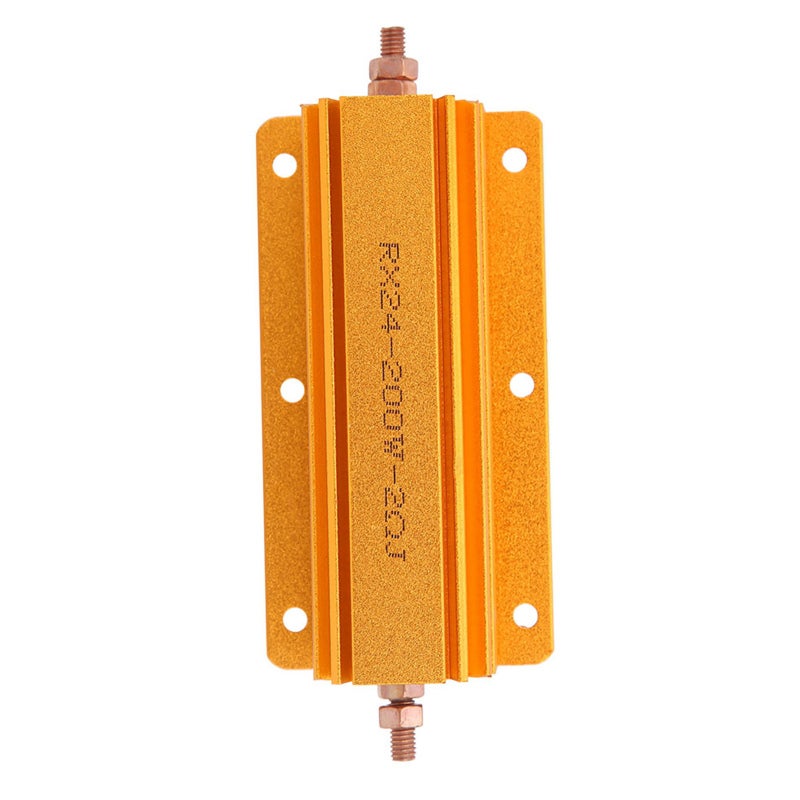 Aluminum Resistor 2 Ohm 200W High Reliability Power Resistor - Durable Screw Hole Design for Heat Dissipation - Precision Manufacturing for Power Supply Sensor Equipment Industry - Image 3