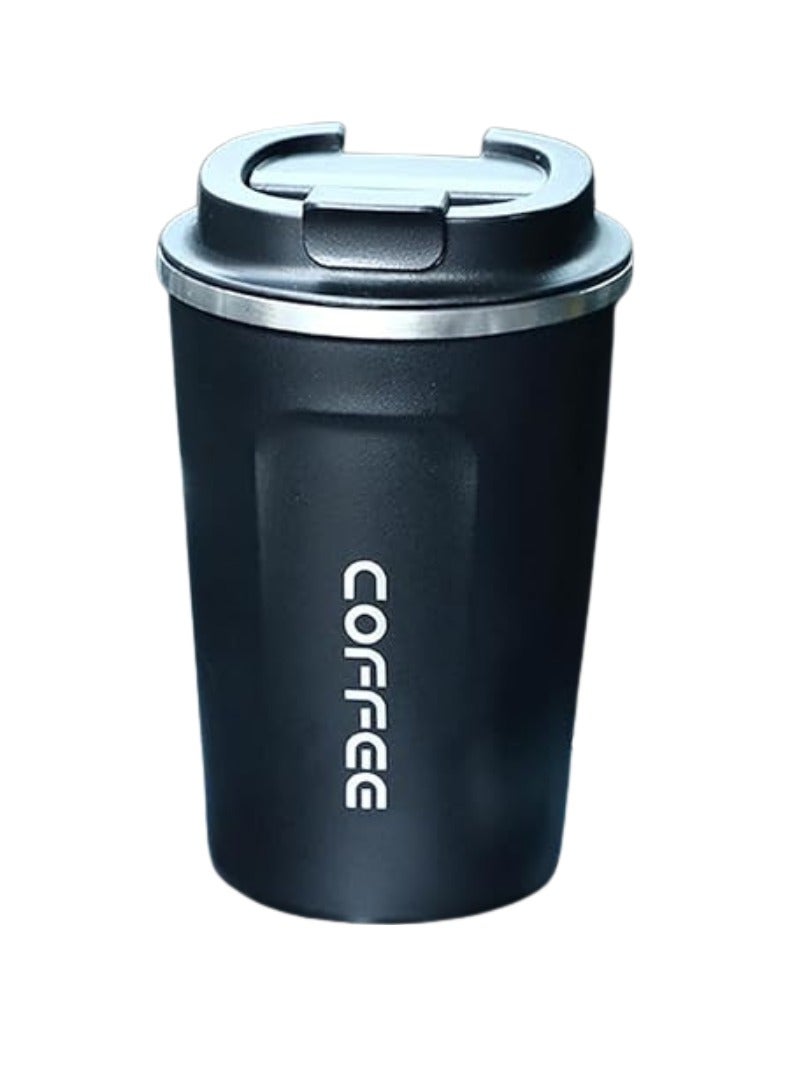 Desselan Leakproof Insulated Thermal Cup – 350ML Car Coffee Mug, Vacuum Stainless Steel Cup for Hiking, Camping & Traveling - Image 1