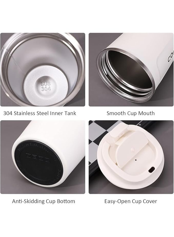 Desselan Leakproof Insulated Thermal Cup – 350ML Car Coffee Mug, Vacuum Stainless Steel Cup for Hiking, Camping & Traveling - Image 3