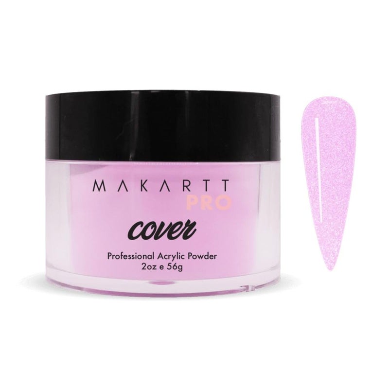 MakarttPro Acrylic Powder â€“ Durable, Long-Lasting, Easy-Apply Formula for Nail Extensions, Overlays, Sculpting & Nail Art â€“ 56g/2oz â€“ Pink Pearl, Perfect for Pros and At-Home Use - Image 1