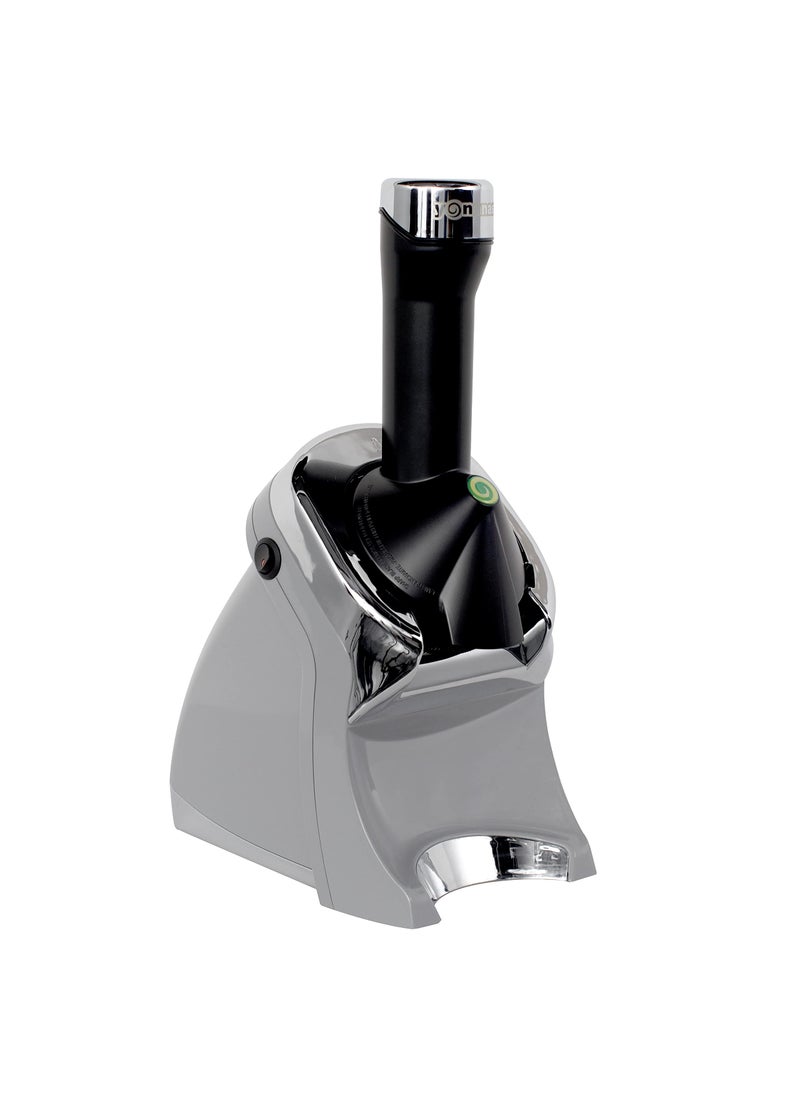 Yonanas Yonanas 988GY Deluxe Vegan NonDairy Frozen Fruit Soft Serve Dessert Maker BPA Free Includes 75 Recipes 200 Watts Gray 