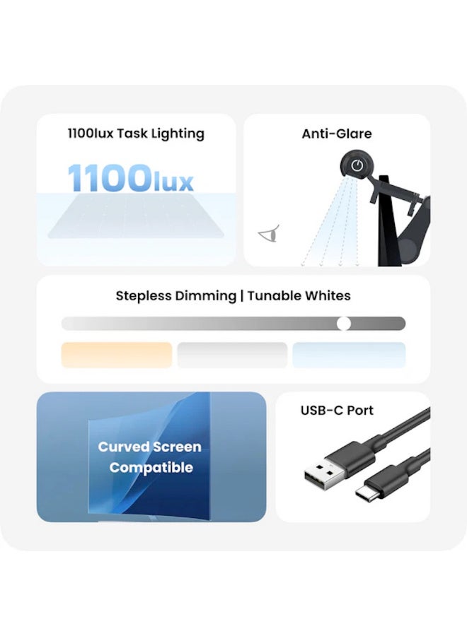 يلايت Yeelight Pura Monitor Light Bar Lite Black | YLBGD-0111 - Image 2