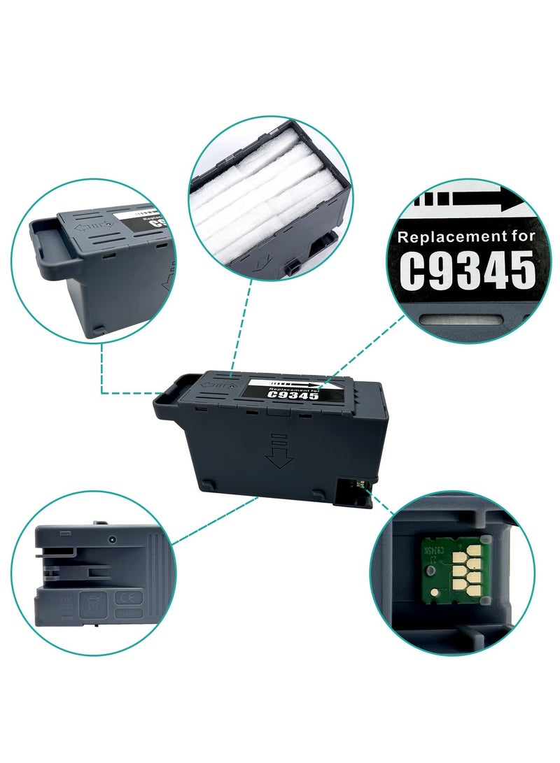 Green Tiger Remanufactured Ink Maintenance Box Replacement for C9345 or C12C934591,Work with ET-5800 ET-5850 ET-5880 ET-16600 ET-16650 ST-C8000 L15150 L15160 WF-7820 WF-7840 Printer - Image 3