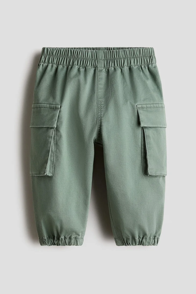 H&M Cotton cargo trousers