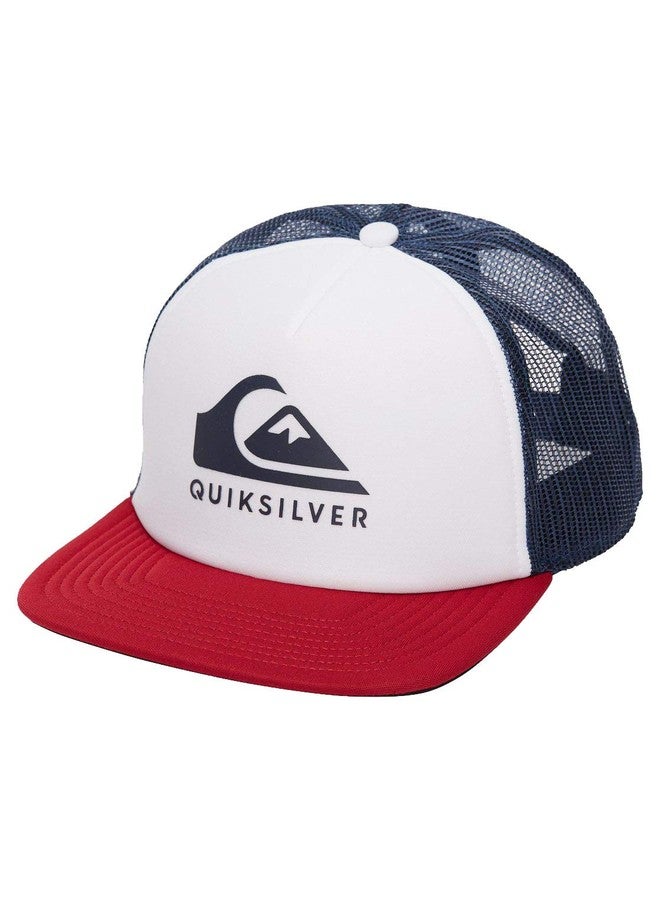 كويك سيلفر قبعة Quiksilver Young Men's FOAMSLAYER VN HAT، بيضاء، مقاس واحد - Image 1