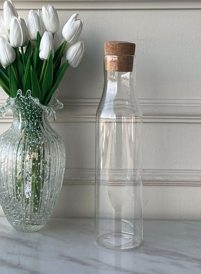 Carafe With Stopper Glass Cork Clear\1200M 