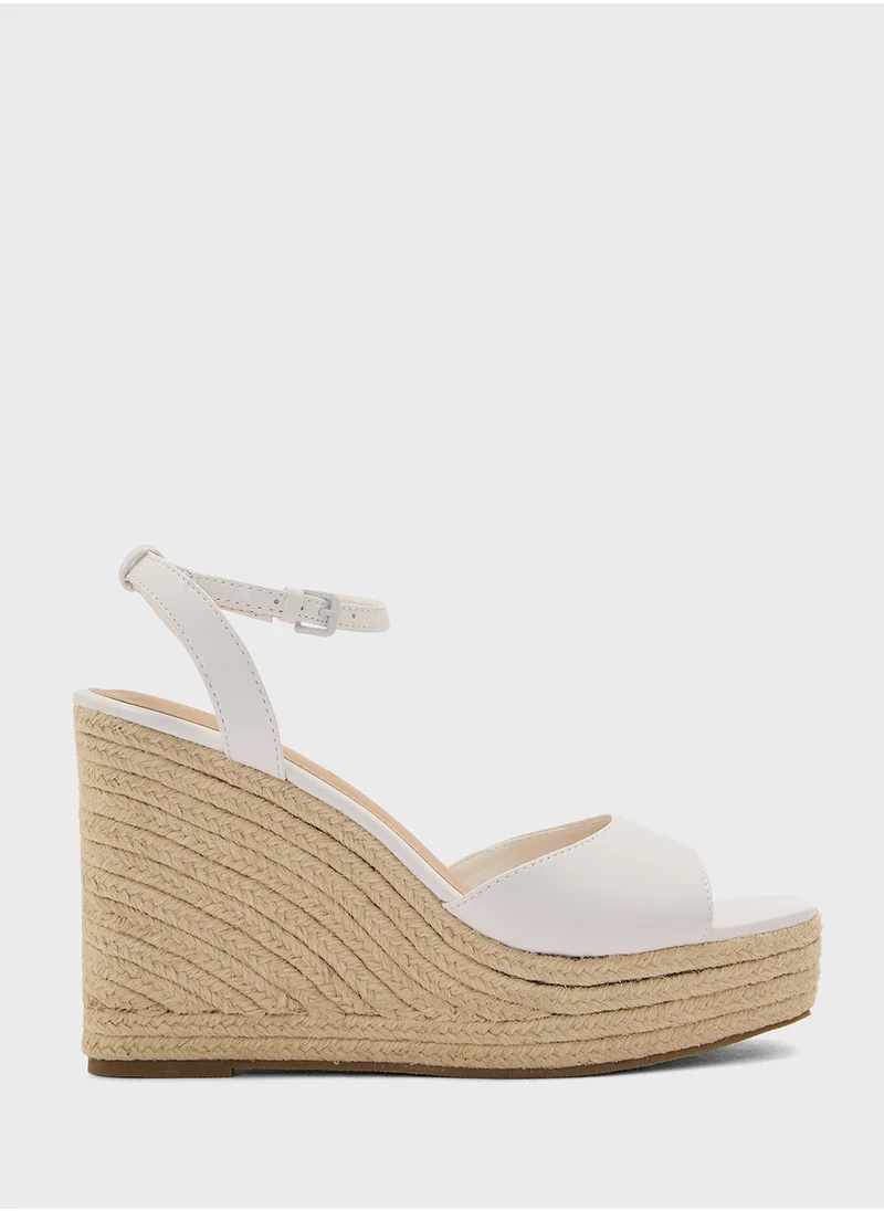 Truffle High Heel Wedge Sandal