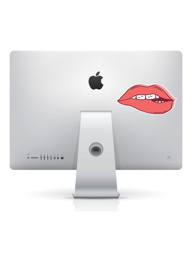 RKN Cartoon Lips Vinyl Sticker For College Stationary Notebook 6inch - Image 2