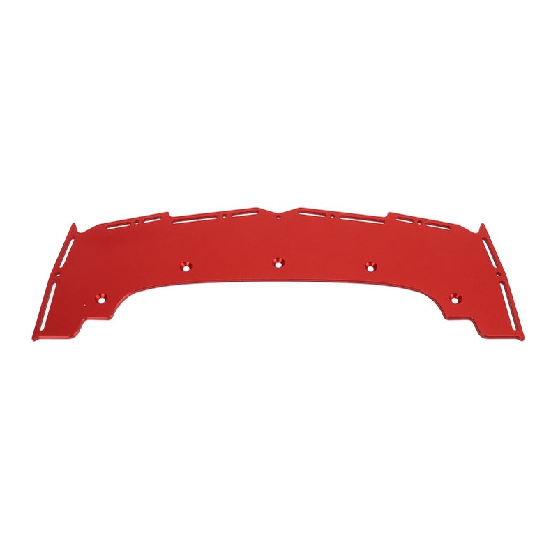 RC Car Front Bumper 11.9in Wide Aluminium Alloy High Strength Exquisite Color RC Car Protective Bar for ARRMA 1/7 1/8 Red - Image 4