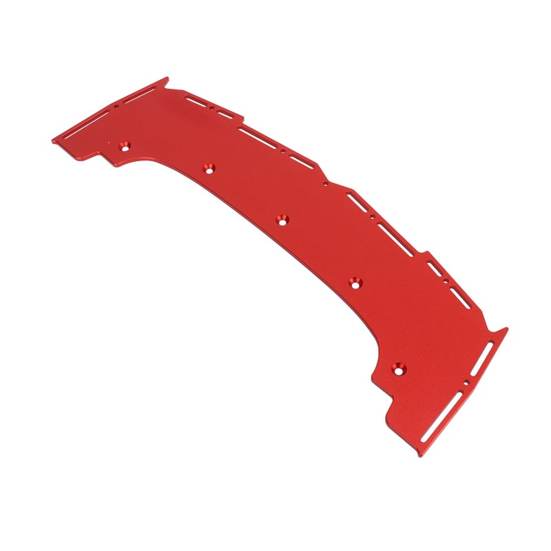 RC Car Front Bumper 11.9in Wide Aluminium Alloy High Strength Exquisite Color RC Car Protective Bar for ARRMA 1/7 1/8 Red - Image 5