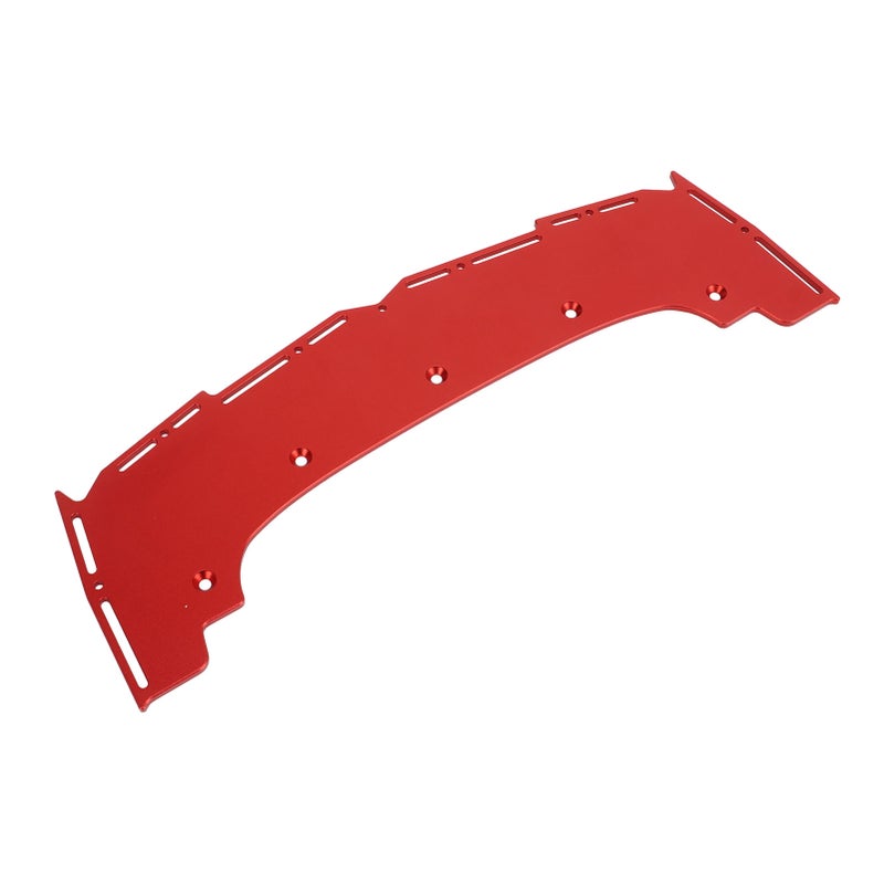 RC Car Front Bumper 11.9in Wide Aluminium Alloy High Strength Exquisite Color RC Car Protective Bar for ARRMA 1/7 1/8 Red - Image 3