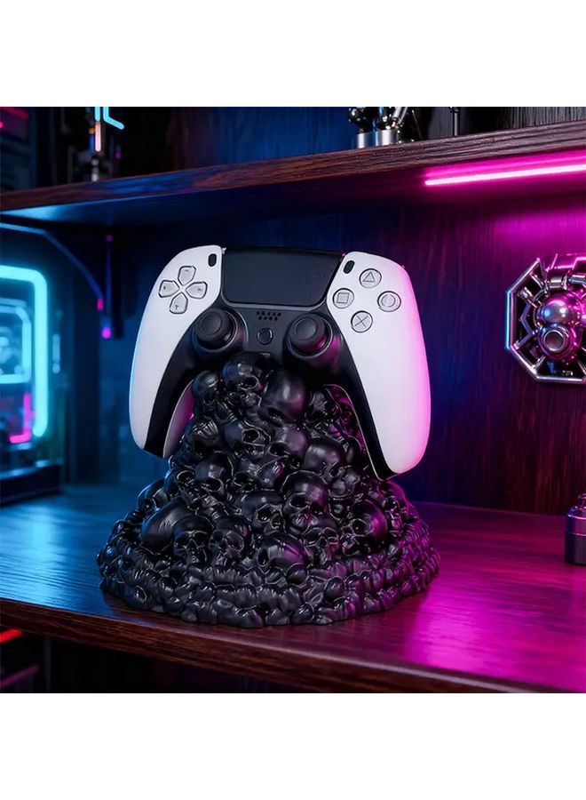 Skeleton Game Controller Stand Compatible With PS4 PS5 NS Pro Black Display - Image 5