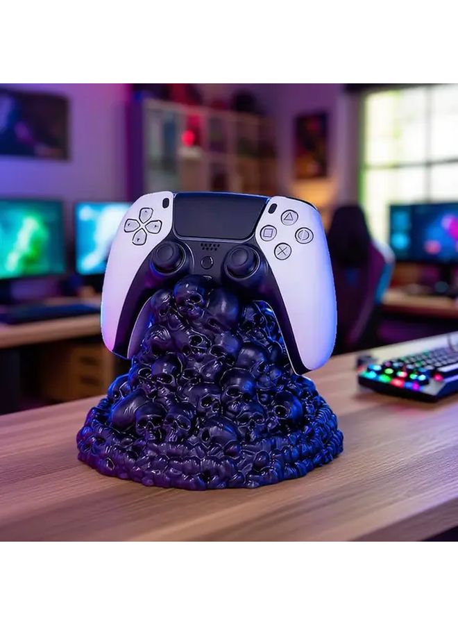 Skeleton Game Controller Stand Compatible With PS4 PS5 NS Pro Black Display - Image 4