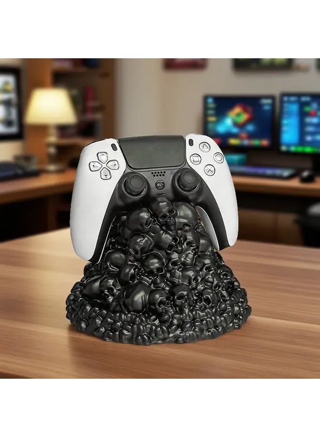 Skeleton Game Controller Stand Compatible With PS4 PS5 NS Pro Black Display - Image 3