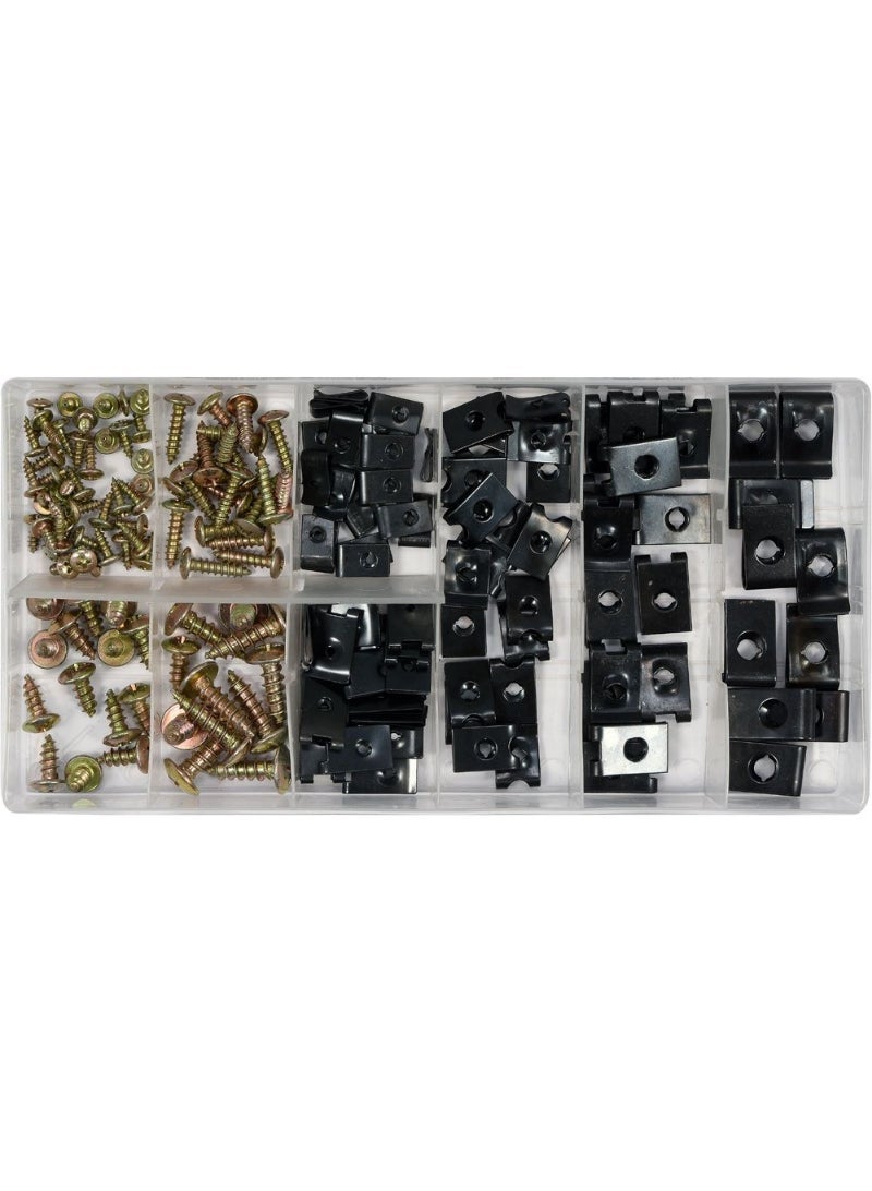 YATO 170 Pcs Bodywork Nuts & Screws Assortment  YT-06780