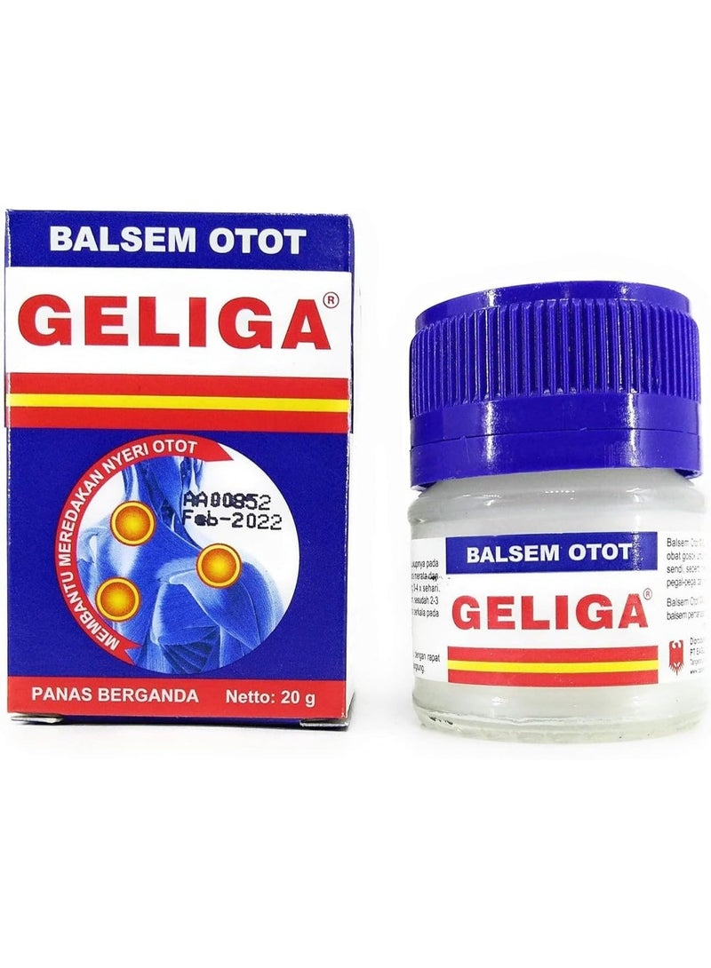 Geliga Muscular Balm for Muscle and Joint Pain Relief - Repeated Heat - Image 5