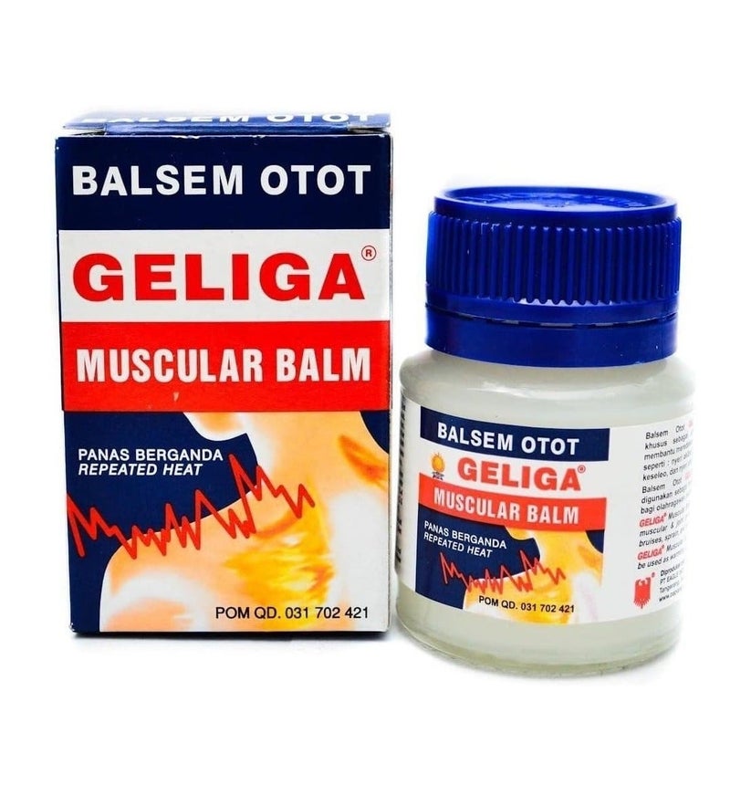 Geliga Muscular Balm for Muscle and Joint Pain Relief - Repeated Heat - Image 1