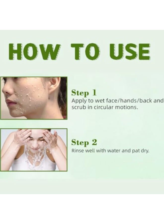 2PCS Purifying Exfoliating Gel,Moisturizing Skin Give,Cleansing Face and Body Exfoliating Scrub Gel - Image 4