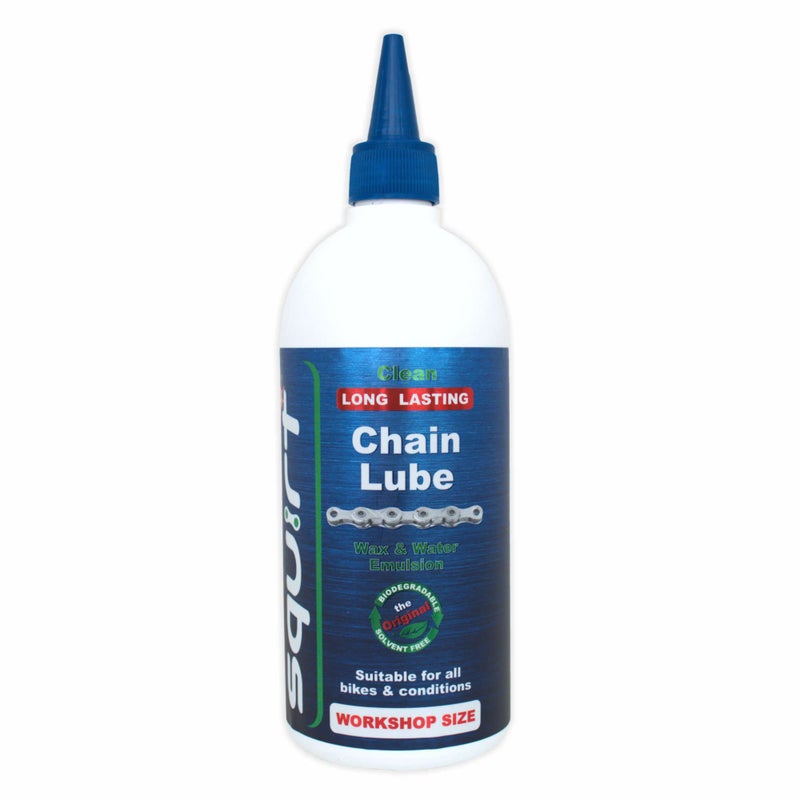 Squirt Chain Lube for Bikes 500 ml – Long-Lasting Lubricant for All Bike Chains – All-Weather Dry Bike Chain Lube to Reduce Noise & Chainsuck – Bicycle Tools & Maintenance Aid - Image 1