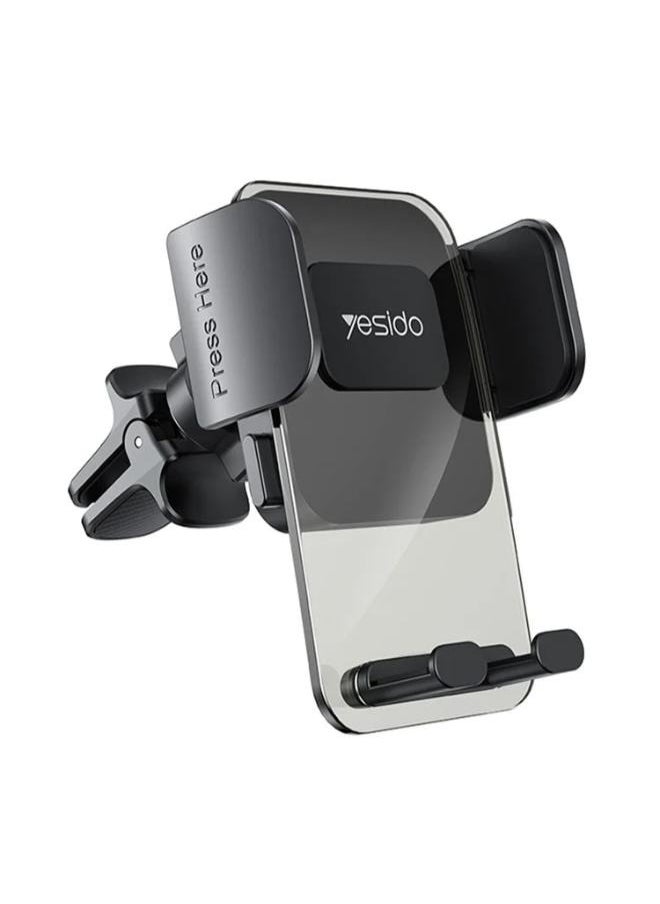 Yesido YESIDO C163 Air Outlet Transparent Panel Car Bracket Mobile Phone Holder Stand  - Image 1