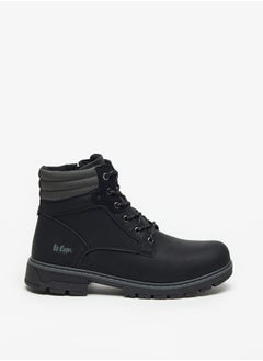 Lee Cooper Mens Logo Detail Chukka Boots with Zip Closure  - Image 3