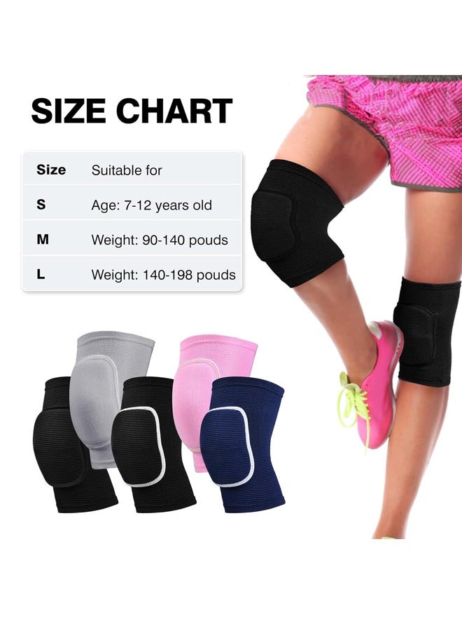 كيلا وسادات ركبة ناعمة وجيدة التهوية للكرة الطائرة والرقص وكرة القدم واليوغا وكرة السلة والتزلج، وسادات ركبة واقية للبالغين والأطفال - Image 3