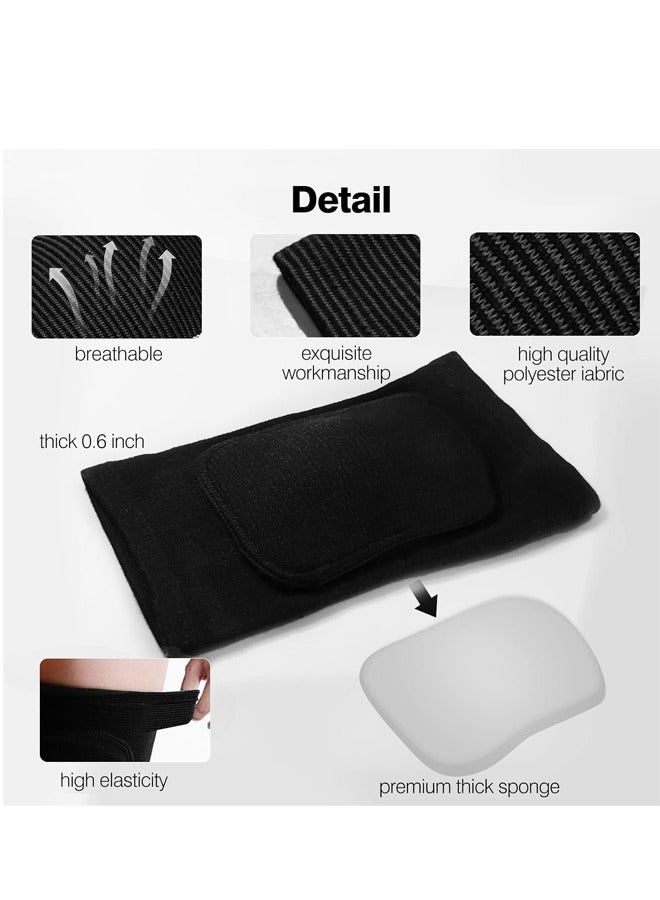 كيلا وسادات ركبة ناعمة وجيدة التهوية للكرة الطائرة والرقص وكرة القدم واليوغا وكرة السلة والتزلج، وسادات ركبة واقية للبالغين والأطفال - Image 2