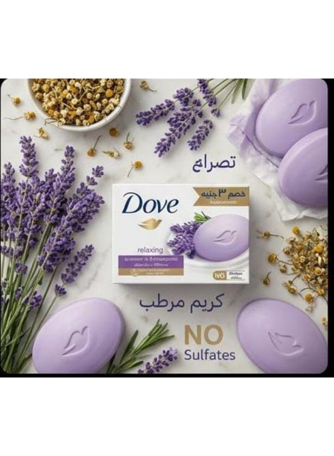 دوف صابون دوف  بخلاصة زيت اللافندر والبابونج، 90 جم (قد تختلف العبوة) - Image 4