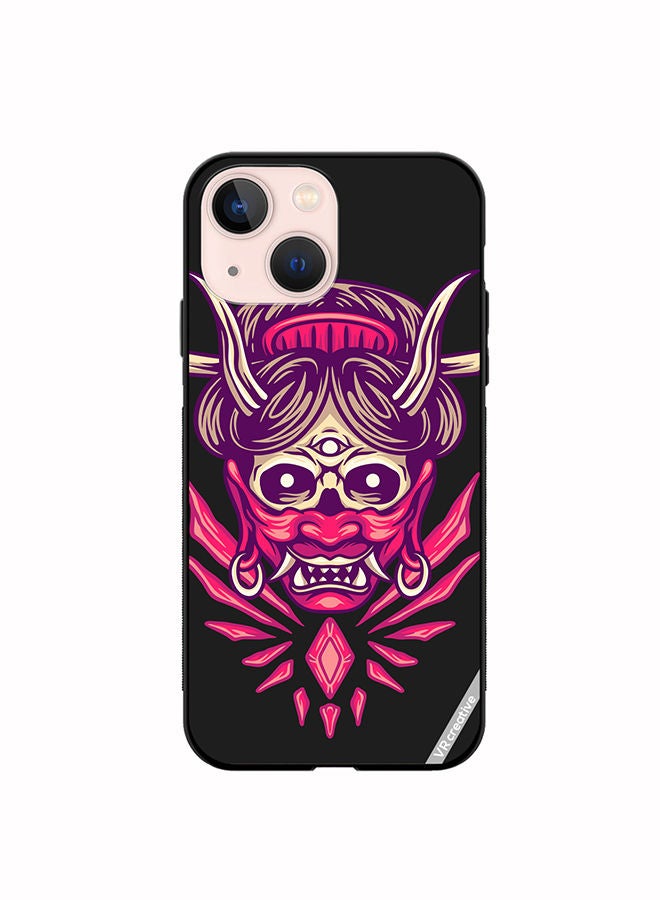 VR CREATIVE Protective Case Cover For Apple iPhone 14 Plus Oni Geisha Design Multicolour - Image 1
