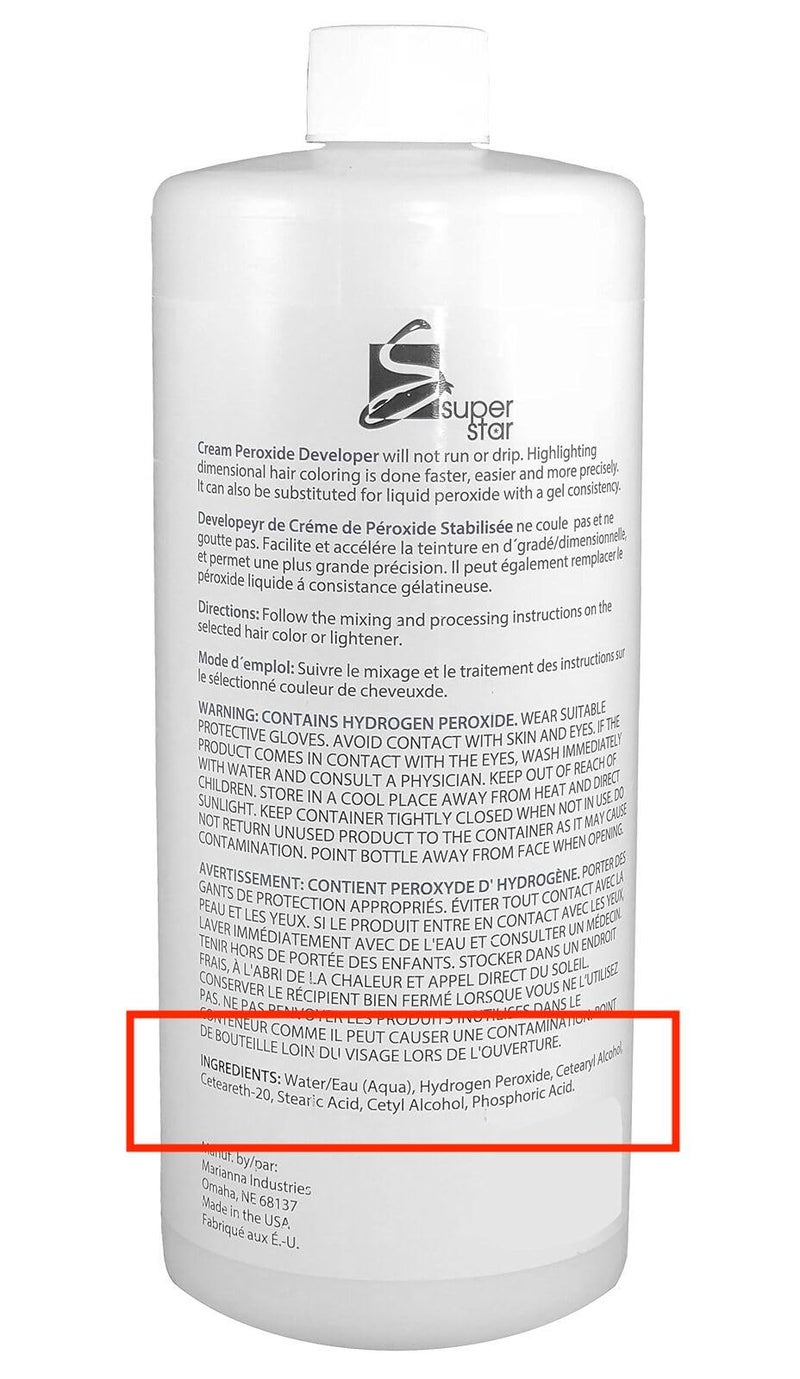 Super Star Cream Peroxide Developer 40 Volume - 16 Oz - Image 2