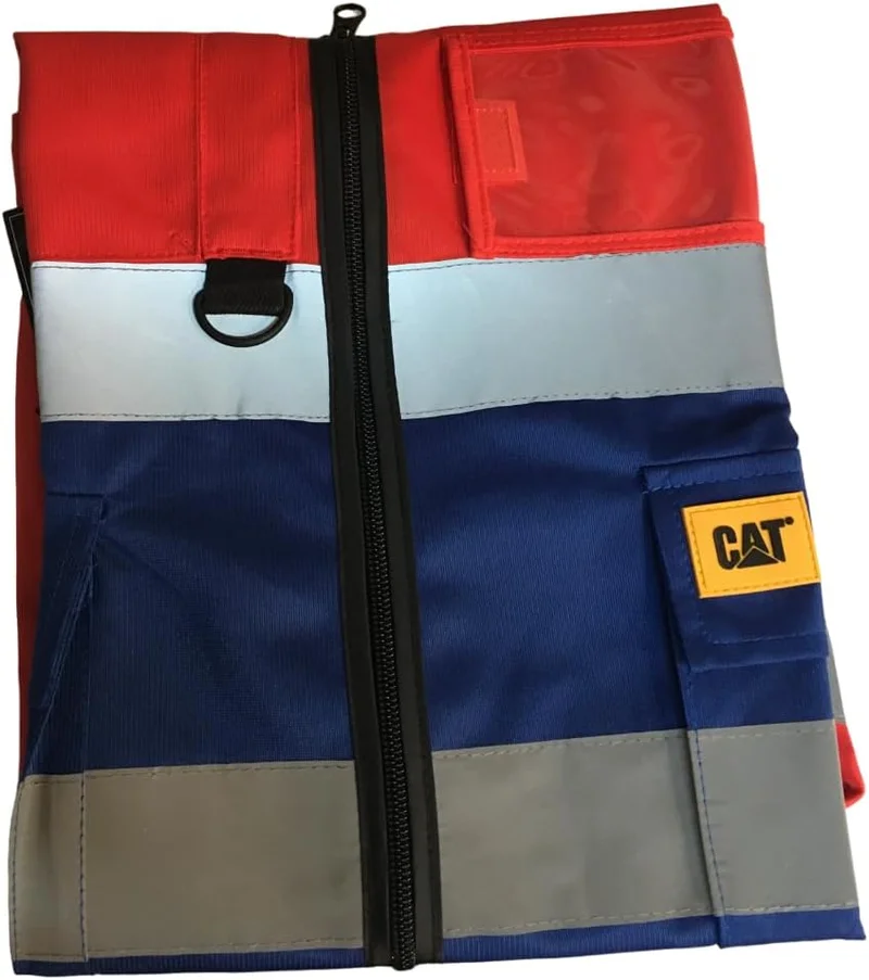 Caterpillar Caterpillar Men's Hi-Vis Zip Pocket Vest with Reflective Stripes