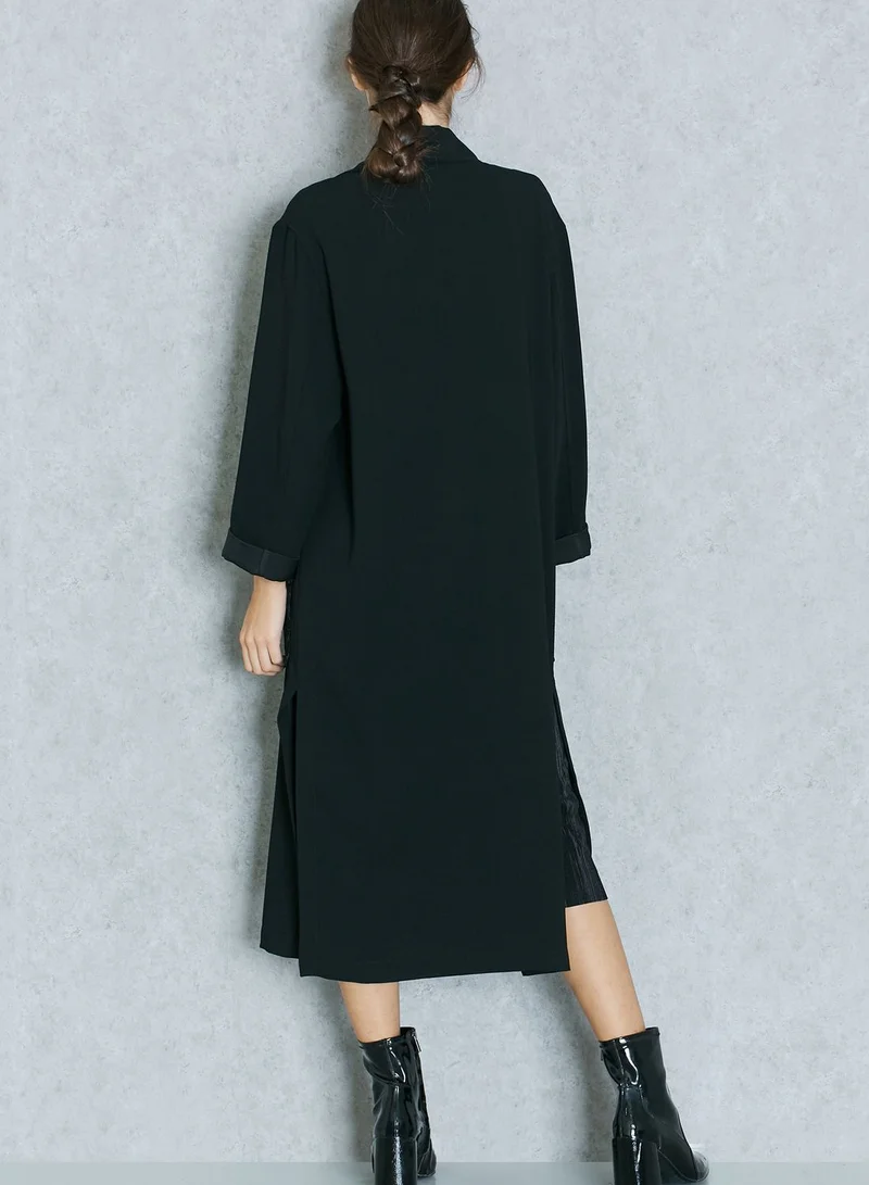 TOPSHOP Velvet Pocket Duster Jacket