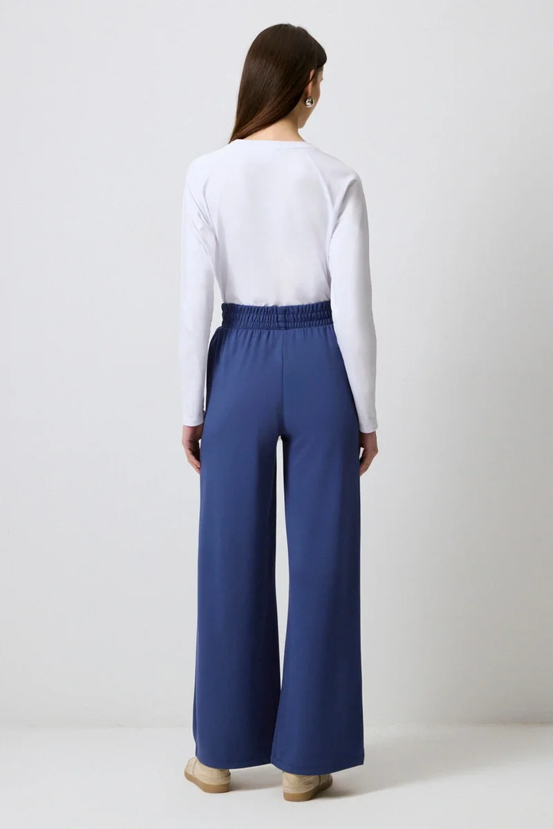 Touche Straight Fit Elastic Waist Trousers