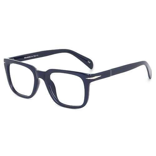 Peter Jones Medium Square Beckham Style Unisex Anti Glare Computer/Gaming Glasses (DB015BL22) - Image 2