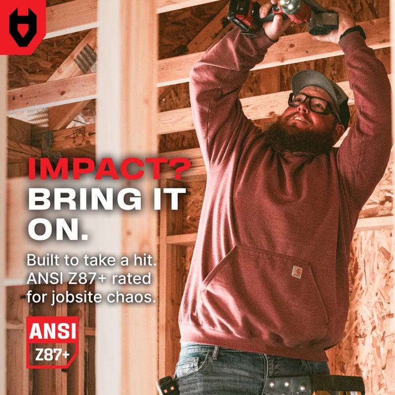 NoCry ANSI Z87.1 Clear Safety Glasses with Side Shields â€” Durable Anti Fog & Scratch Resistant Eye Protection Glasses or Men & Women â€” ANSI Z87 Rated Protective Eyewear with 100% UV Shielding for Work - Image 3