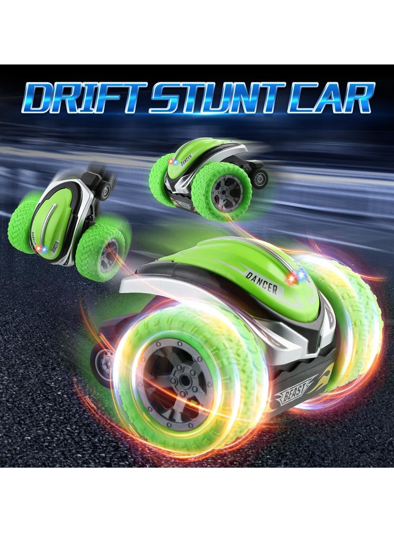 Excefore RC Stunt Car, Remote Control Car, Electric RC Cars, 2.4GHz 360° Rotating RC Stunt Car, with LED Headlights Drift Stunt Flipping Car Toy for 3 4 5 6 7 8-12 Year Old Kids  - Image 3