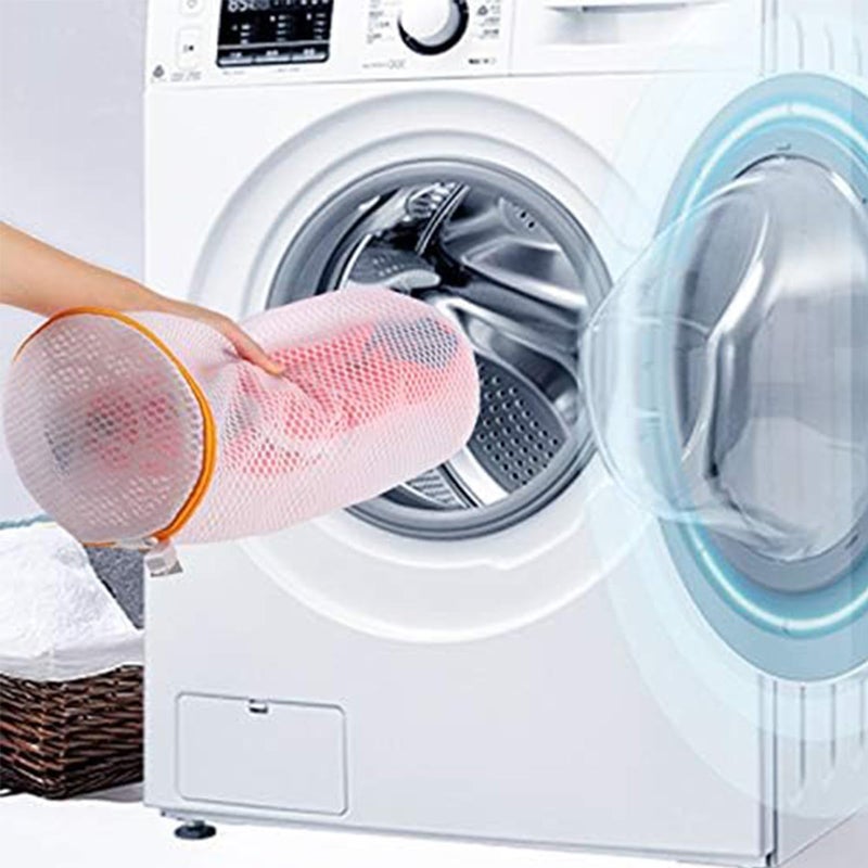 Kimmama Laundry Bags Mesh Wash Bags, Shoe Washing Machine Bag, Net Washer Sack With Zipper, Dryer Pouch For Cleaning And Drying Footwear, Sneaker, Trainers, Plimsolls, Slippers, Gym, Running, Tennis - Image 5