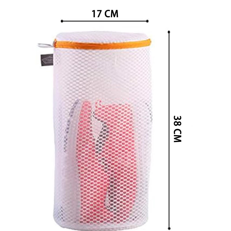 Kimmama Laundry Bags Mesh Wash Bags, Shoe Washing Machine Bag, Net Washer Sack With Zipper, Dryer Pouch For Cleaning And Drying Footwear, Sneaker, Trainers, Plimsolls, Slippers, Gym, Running, Tennis - Image 2