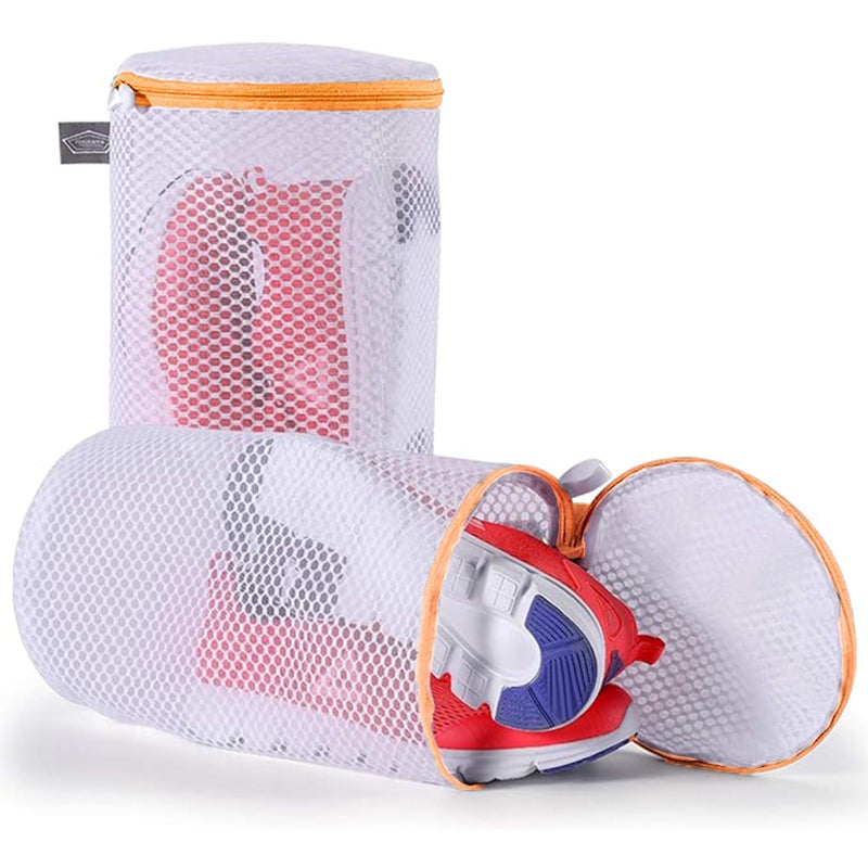 Kimmama Laundry Bags Mesh Wash Bags, Shoe Washing Machine Bag, Net Washer Sack With Zipper, Dryer Pouch For Cleaning And Drying Footwear, Sneaker, Trainers, Plimsolls, Slippers, Gym, Running, Tennis - Image 1