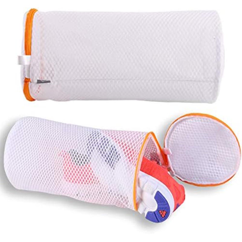 Kimmama Laundry Bags Mesh Wash Bags, Shoe Washing Machine Bag, Net Washer Sack With Zipper, Dryer Pouch For Cleaning And Drying Footwear, Sneaker, Trainers, Plimsolls, Slippers, Gym, Running, Tennis - Image 3