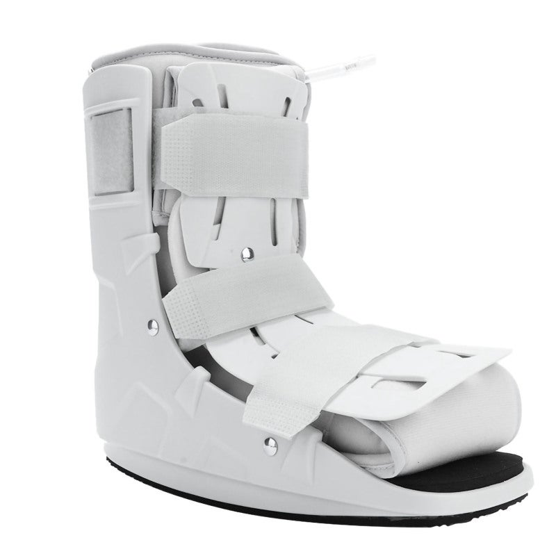 Pneumatic Walking Boot: High-Density Foam Padding Adjustable Air Support - Hand Pump Customizable Recovery Foot Orthosis for Ankle Sprain Fracture Post-Surgery Home Mobility - Image 2
