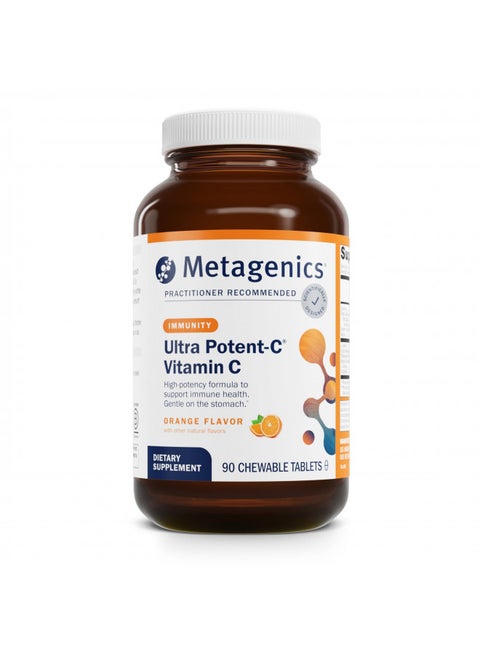 Metagenics Ultra Potent-C® Chewable Vitamin C Chewable Orange-Flavor Vitamin C for Immune Support* | 90 Count