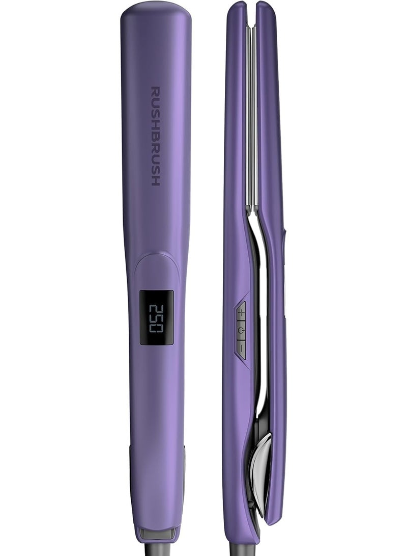 Rush Brush X2 Max Straightener Titanium Plates 250°C 18 Heat Level MHM Plate Fast Heating - Image 1