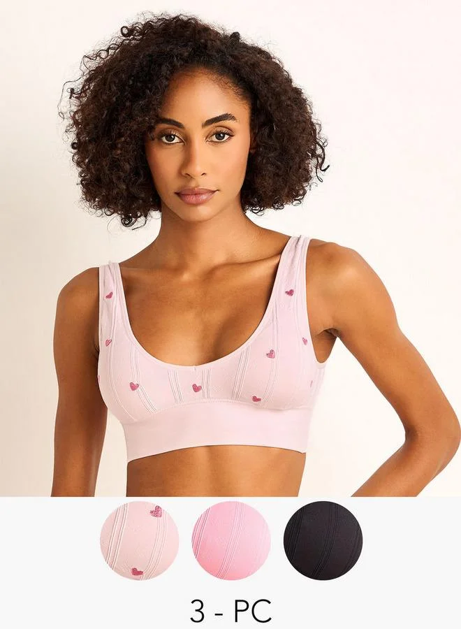 Splash FAV Pack of 3 Seamless Bra
